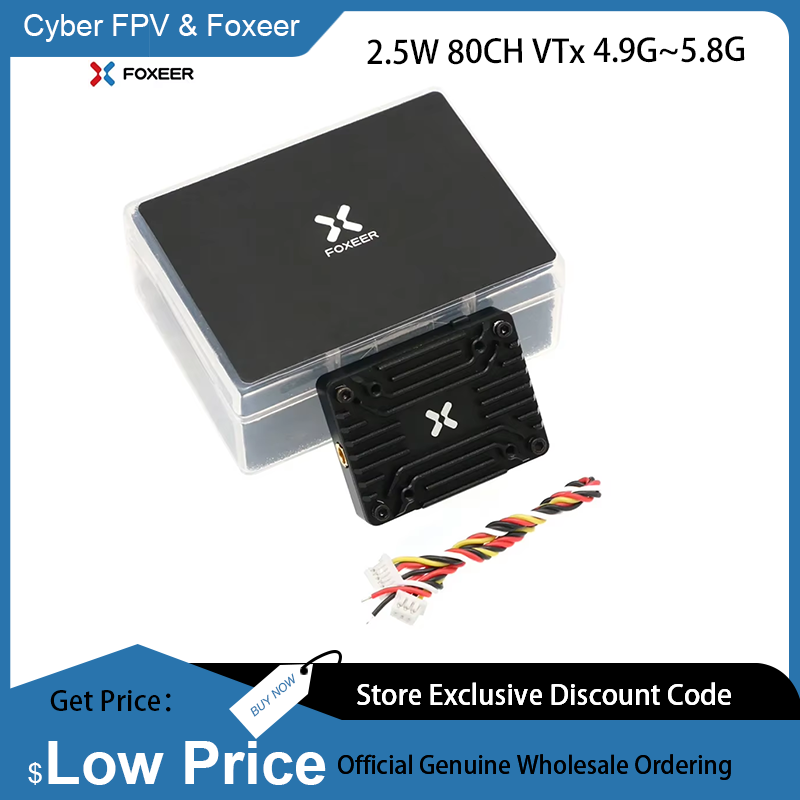 Foxeer 4.9-5.8G Reaper Extreme - Foxeer Reaper Extreme 2.5W Vtx recensie en prijs