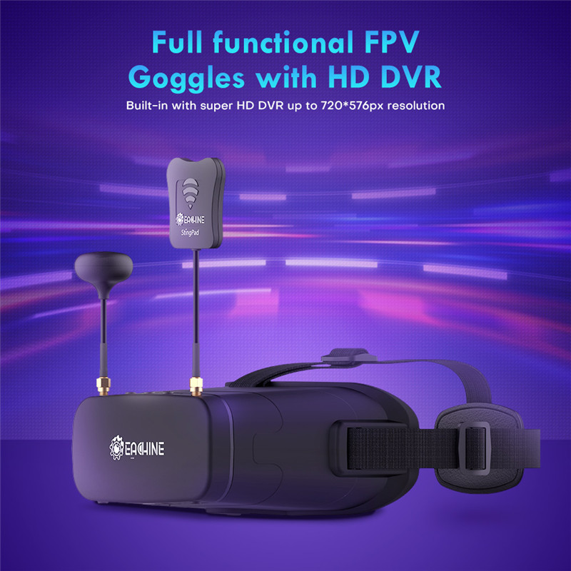 Eachine EV800DM Varifocal 5.8G - Skyzone Sky04O Pro Fpv Goggles recensie en prijs