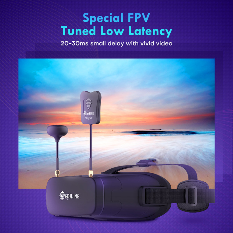 Eachine EV800DM Varifocal 5.8G - Skyzone Sky04O Pro Fpv Goggles recensie en prijs